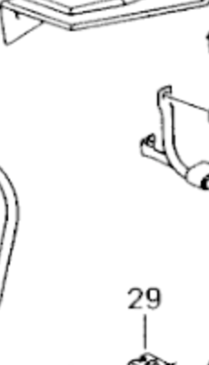Support tube, left, position 13 of Porsche catalogue illustration 802-05