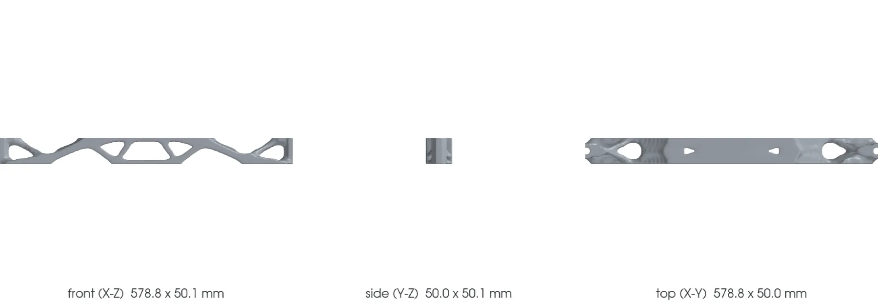 Concept CAD orthographic views for 993-eng-carrier-0001.