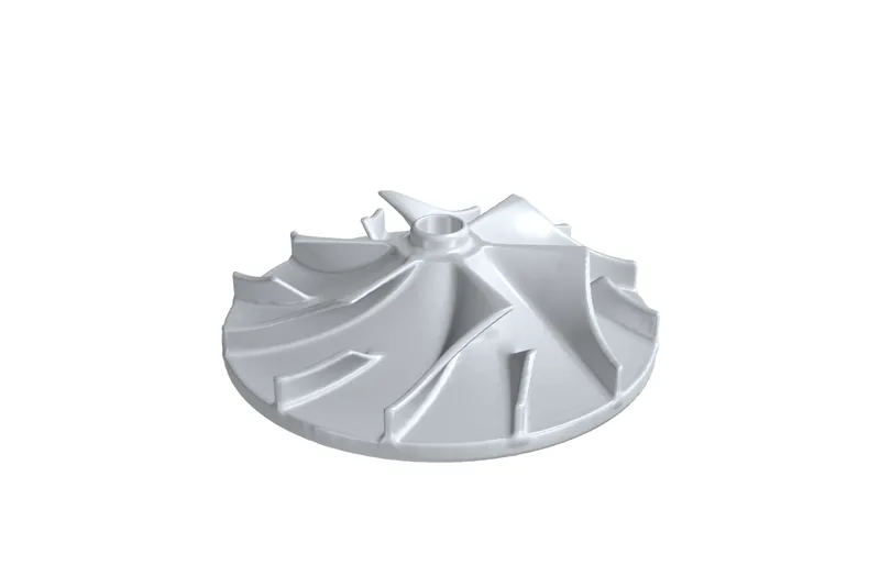 Concept CAD rendering for 993-eng-k16-compressor-wheel-alsi10mg-f0-0001.