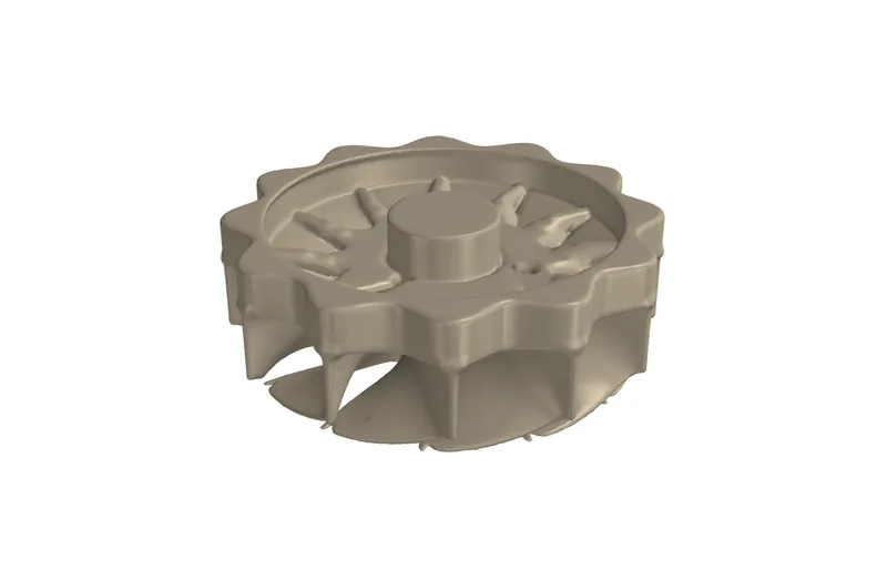 Concept CAD rendering for 993-eng-k16-turbine-wheel-in718-f0-0001.